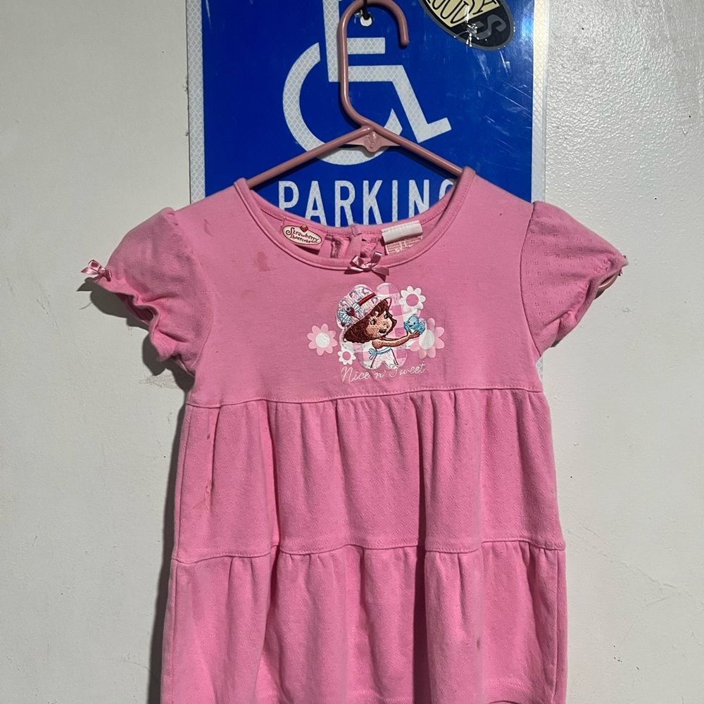 Pink Kids Shirt with Character Design